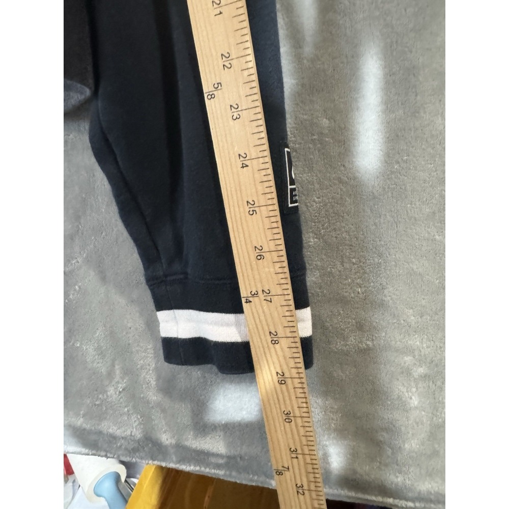 Nike Air Spellout Hoodie Men's M Gray Colorblock Logo Hooded Drawstrings Y2K - Picture 6 of 7
